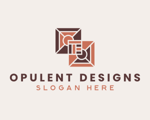 Interior Design Tile Decor logo design