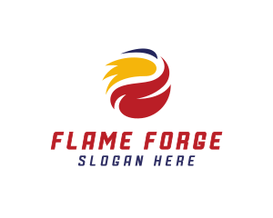 Asian Flame Company logo design