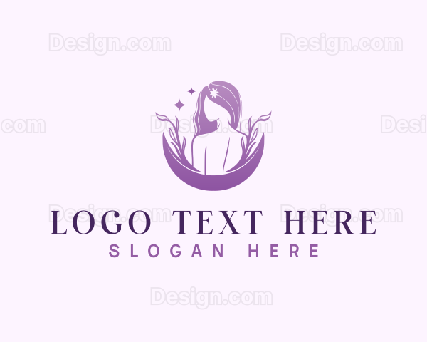 Waxing Spa Woman Logo