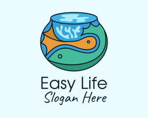 Pet Fish Bowl logo design