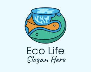 Pet Fish Bowl logo design