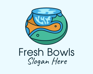 Pet Fish Bowl logo design