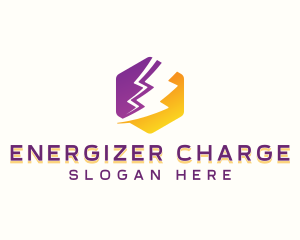 Power Lightning Energy logo design