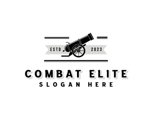 Military Cannon Artillery logo