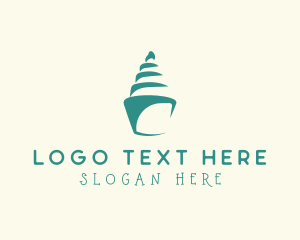 Sweet Seashell Cupcake logo