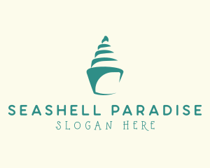 Sweet Seashell Cupcake logo design