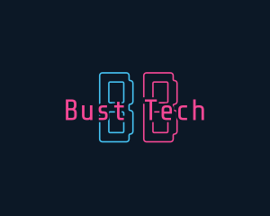 Neon Software Tech logo design