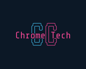 Neon Software Tech logo design