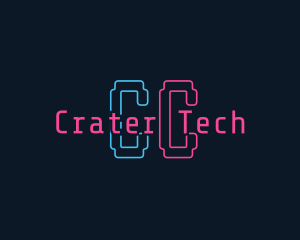 Neon Software Tech logo design