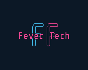 Neon Software Tech logo design