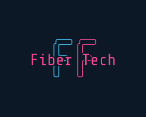 Neon Software Tech logo design