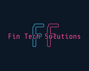 Neon Software Tech logo design