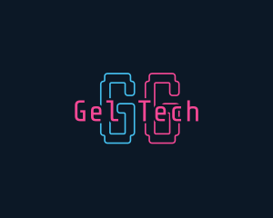 Neon Software Tech logo design