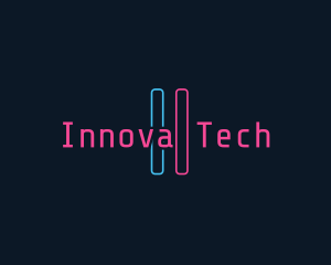 Neon Software Tech logo design