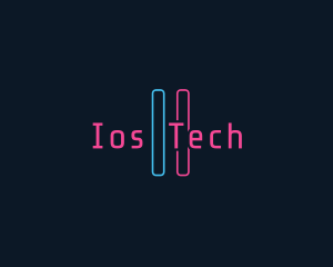 Neon Software Tech logo design