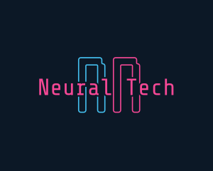 Neon Software Tech logo design