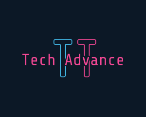 Neon Software Tech logo design