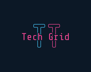 Neon Software Tech logo design