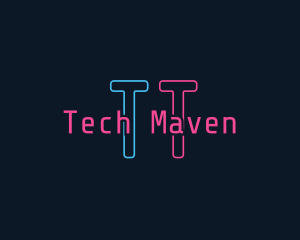 Neon Software Tech logo design