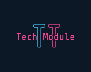 Neon Software Tech logo design