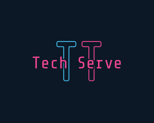 Neon Software Tech logo design