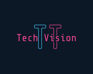 Neon Software Tech logo design