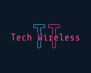 Neon Software Tech logo design