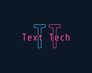 Neon Software Tech logo design