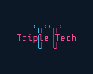 Neon Software Tech logo design