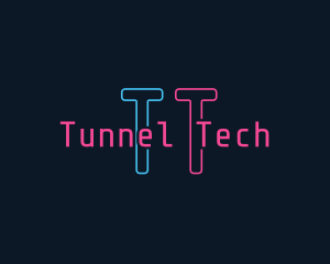 Neon Software Tech logo design