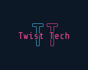 Neon Software Tech logo design