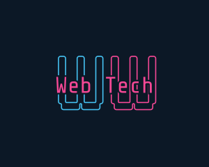 Neon Software Tech logo design