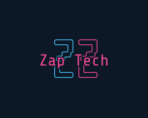 Neon Software Tech logo design