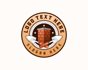 Brick Trowel Masonry Logo