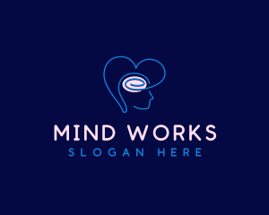 Brain Mind Heart logo design