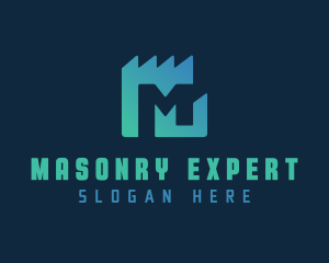 Property Letter M logo design