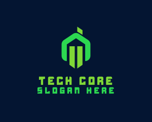 Tech House Property logo design