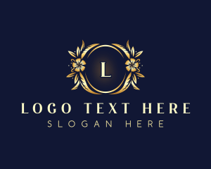 Floral Wreath Insignia Logo