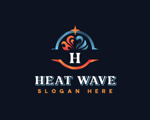 HVAC Heating Cooling logo