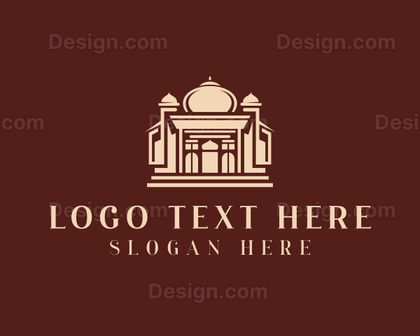 Mosque Worship Temple Architecture Logo