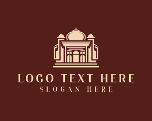 Mosque Worship Temple Architecture logo