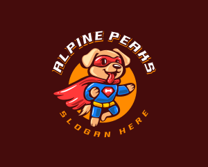 Super Puppy Hero logo design