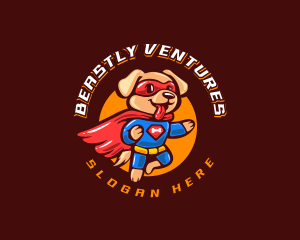 Super Puppy Hero logo design