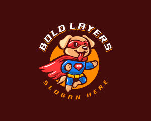 Super Puppy Hero logo design