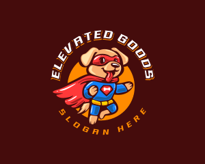 Super Puppy Hero logo design