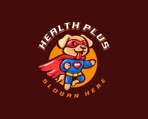 Super Puppy Hero logo design