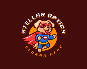 Super Puppy Hero logo design