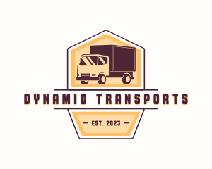 Truck Logistics Transport logo design