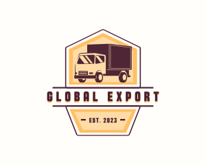 Truck Logistics Transport logo design