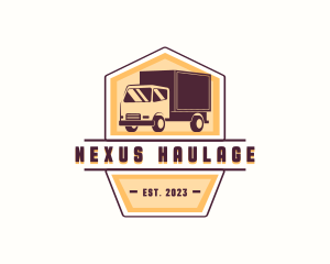 Truck Logistics Transport logo design